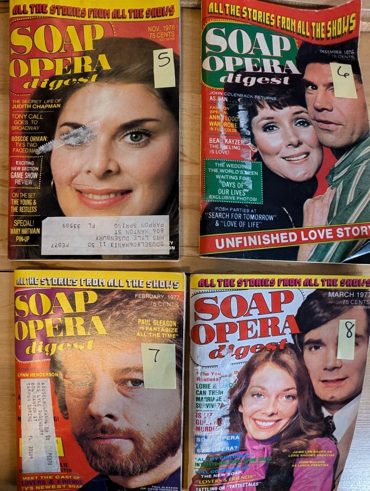 Soap Opera Digest Magazine 1979 1980 1981 Vintage