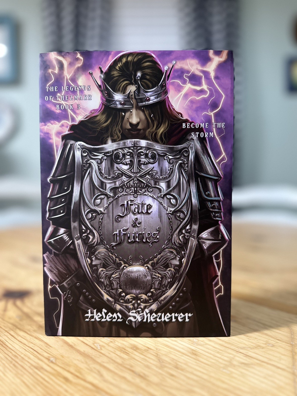 SIGNED Bookish Box THE LEGENDS OF THEZMARR Helen Scheuerer SPRAYED EDGES