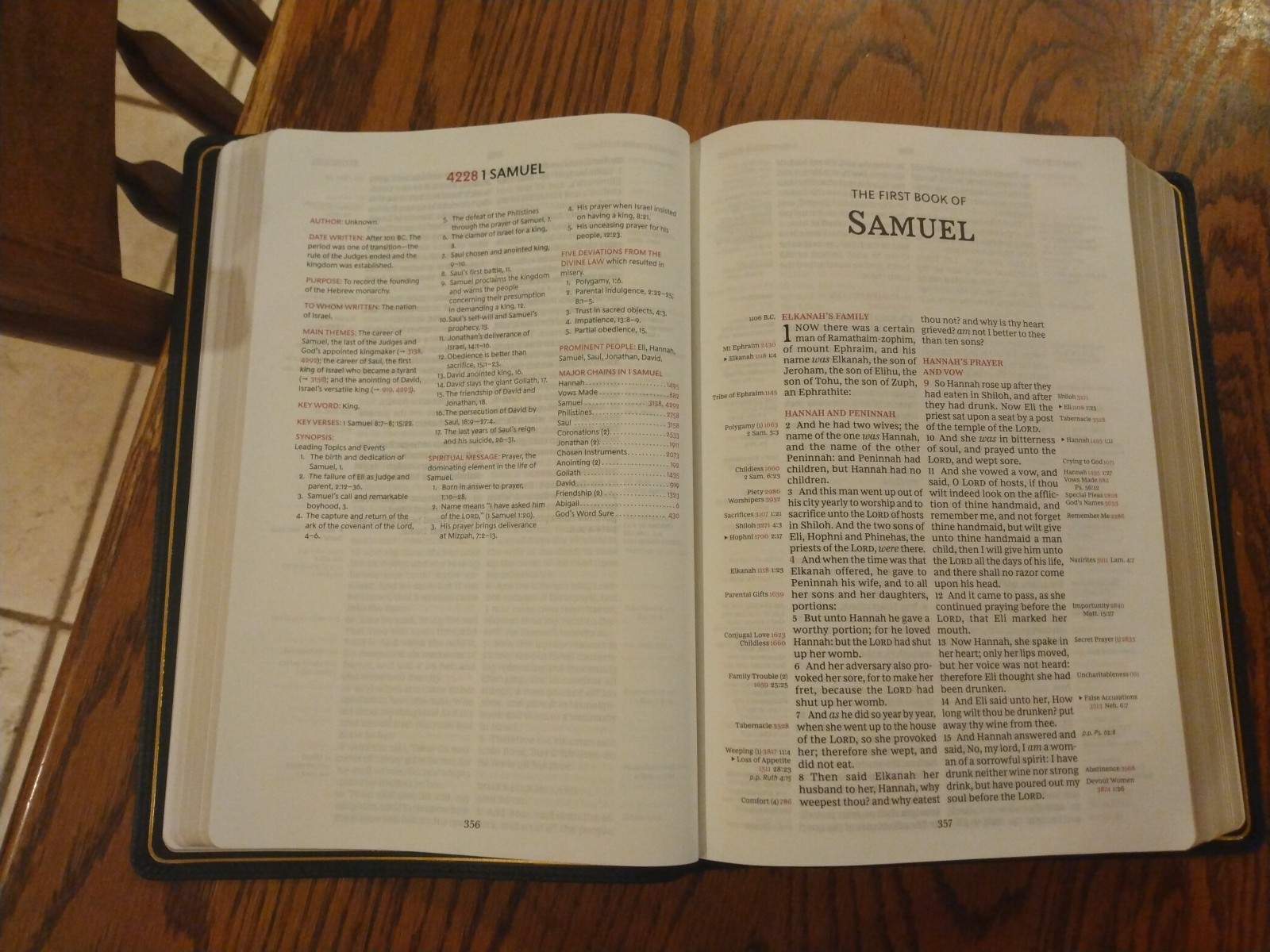Kjv Thompson Chain-Reference Bible LARGE PRINT ~ Retail $189.99~ Cowhide Leather