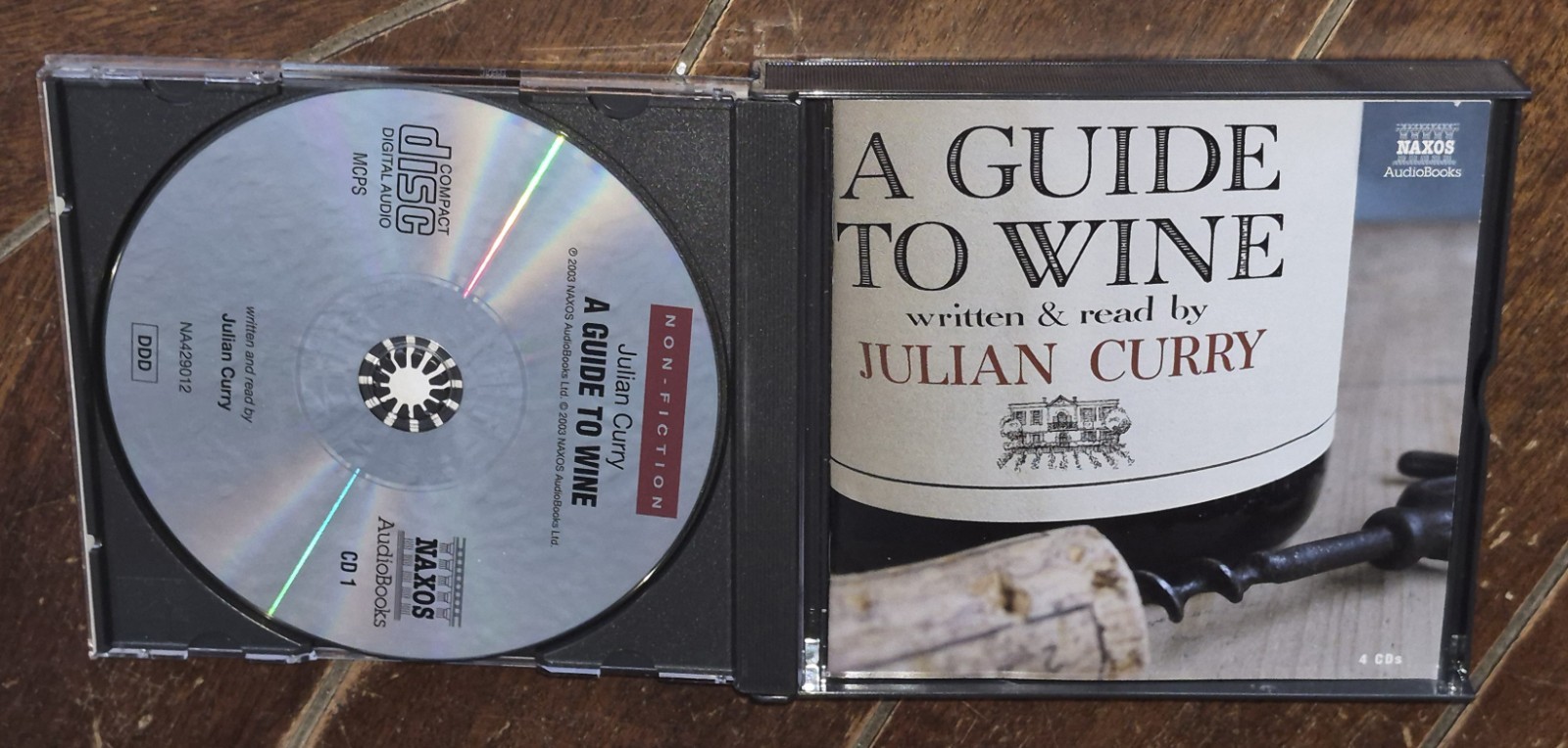 A Guide to Wine by Julian Curry ☆Used☆i (2003, Unabridged Naxos CD Audio Book)
