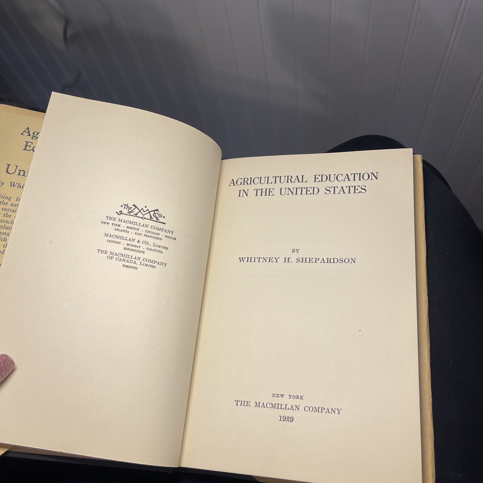 Antique Macmillan Agriculture & Rural Sociology Lot (6) 1920-1929 First Editions
