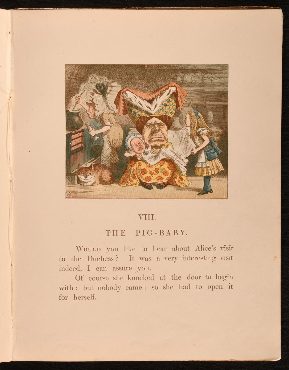 1890 The Nursery “Alice” Lewis Carroll Signed Presentation Copy First Edition…