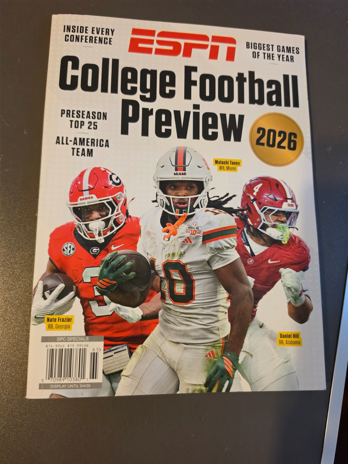 ESPN College Football Preview 2026 – NCAA Football – Preseason Top 25