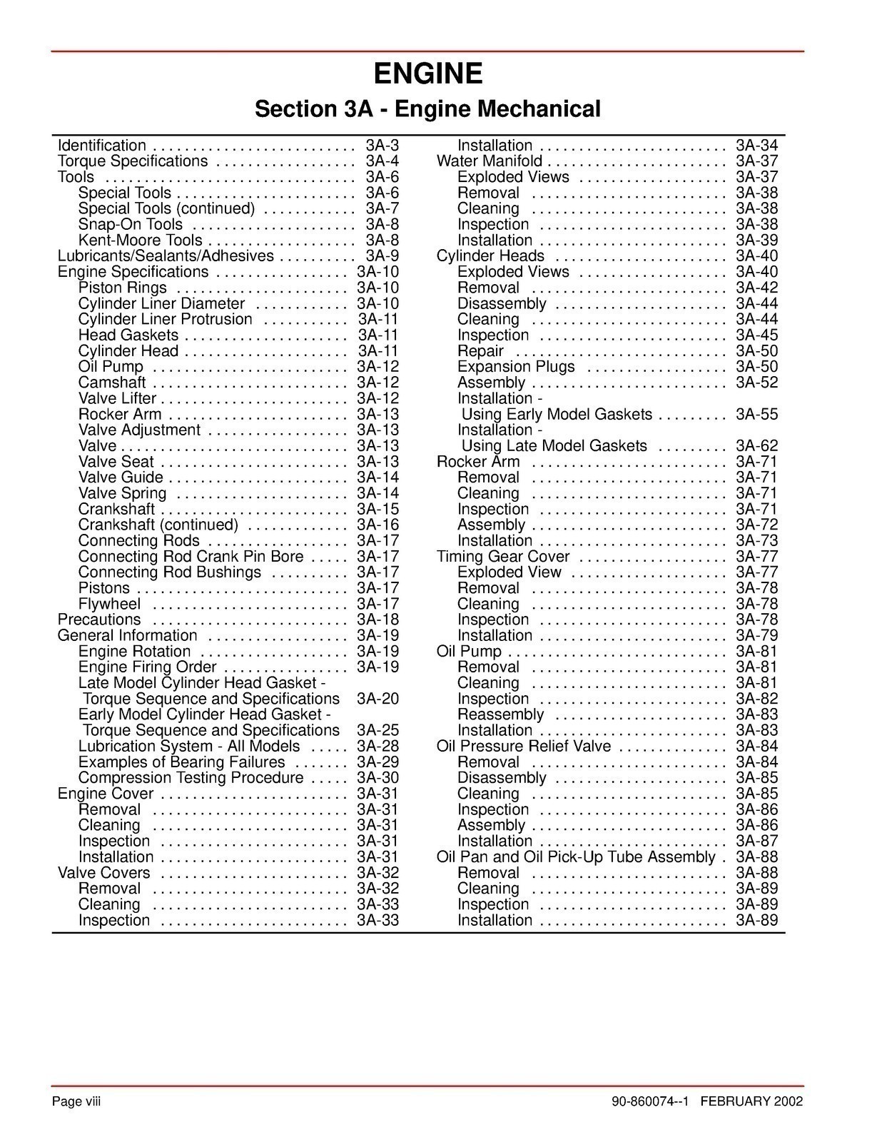 Mercury Mercruiser #22 Service Manual In-Line Diesel D2.8L D4.2L D-Tronic COVERE