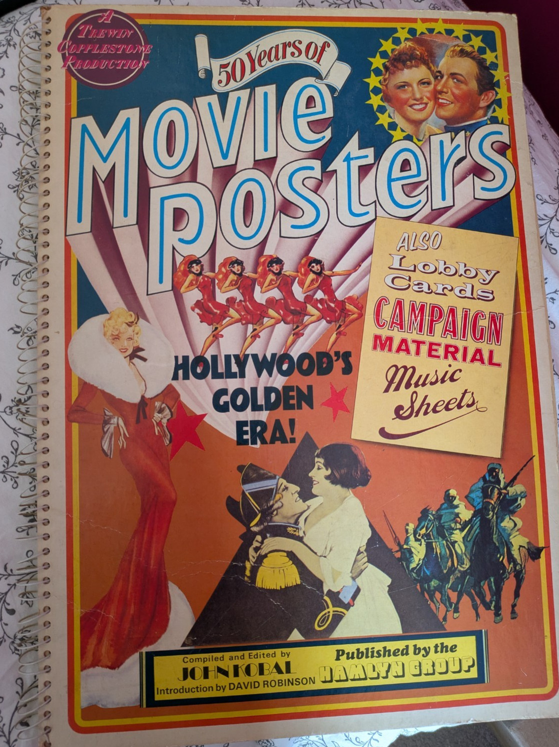 50 Years of Movie Posters Large Spiral Bound Book John Kobal Hamlyn 1974