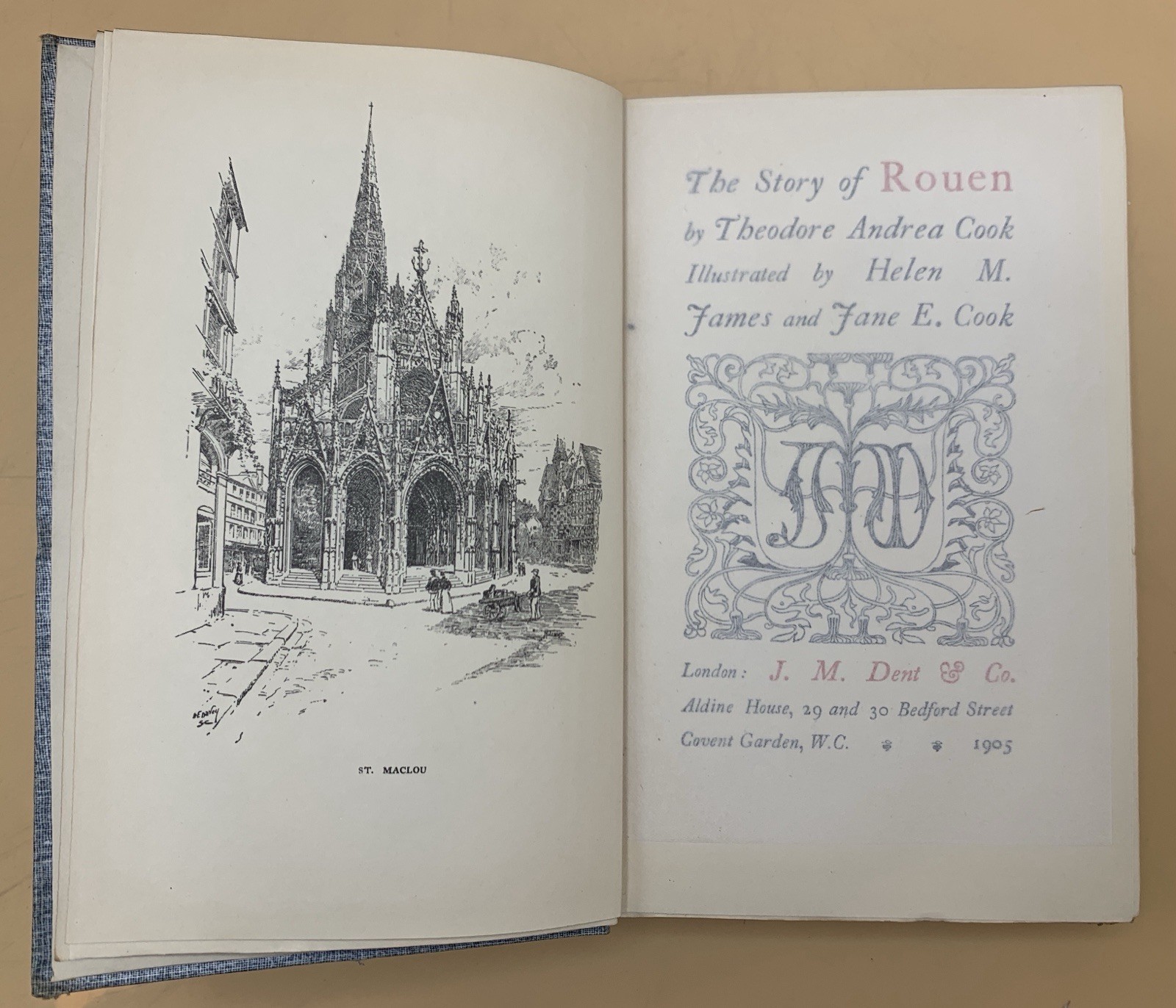Medieval Towns The Story of Rouen Theodore Andrea Cook 1905 h/b