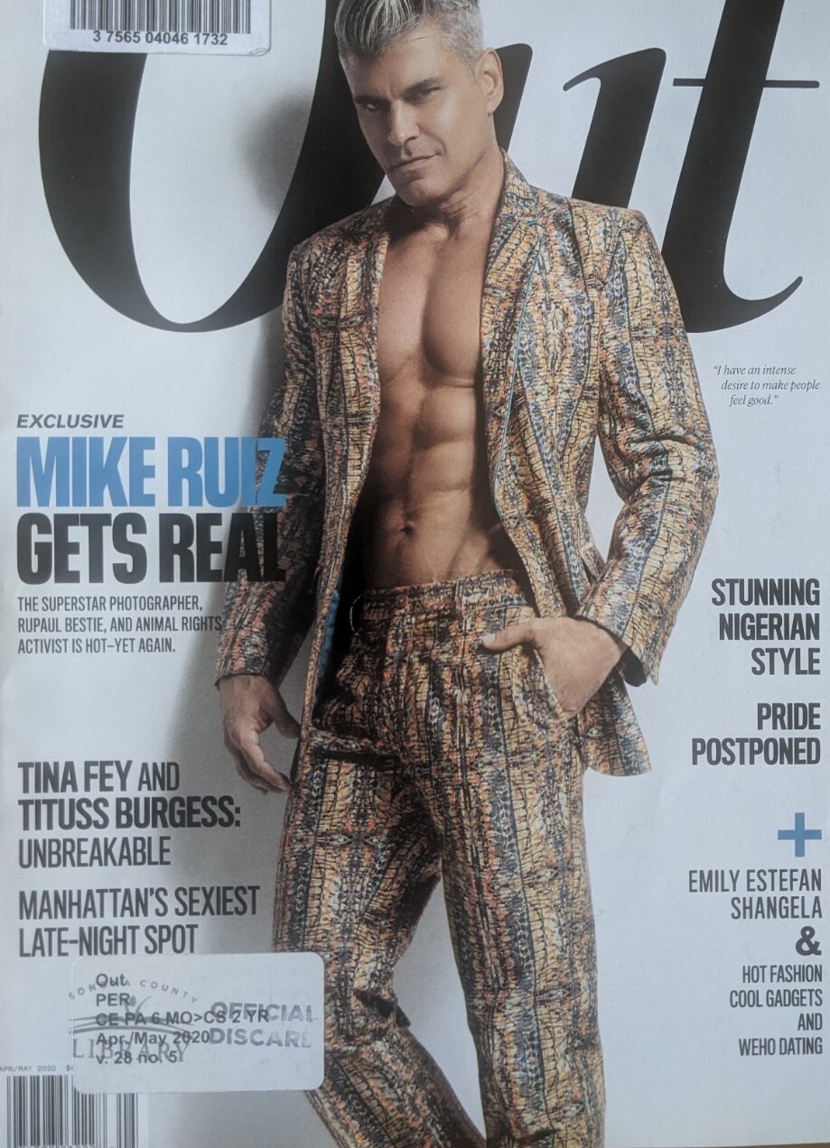 Three 2019-2020 Out Magazines Tina Fey Mike Ruiz Chella Man Janet Mock