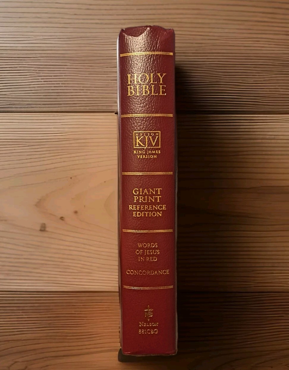 Holy Bible-KJV, Giant Print Reference Edition, Words of Jesus in Red Concordance
