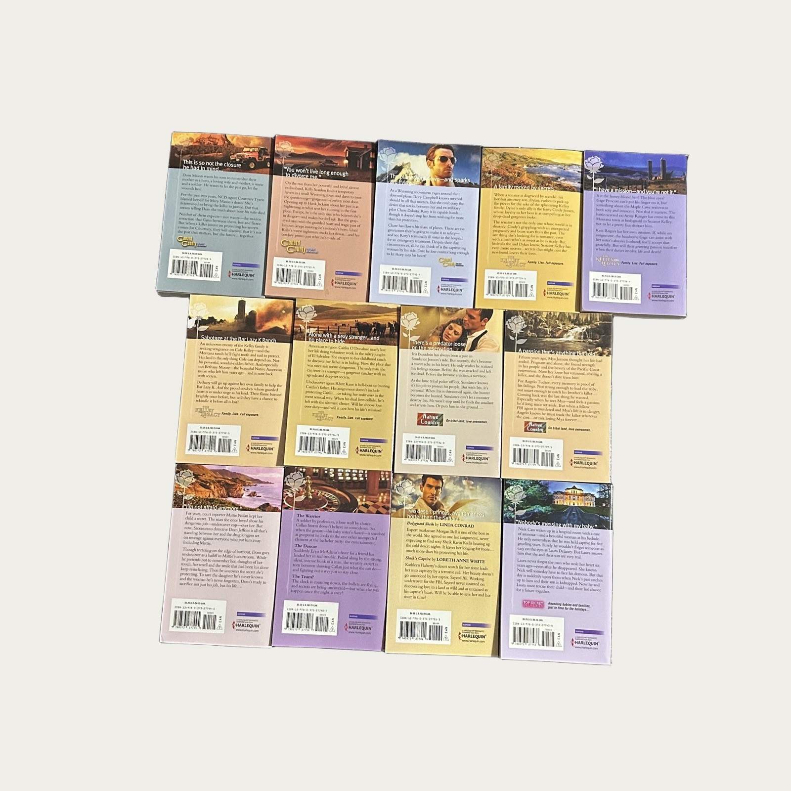 Harlequin Romance Suspense Books Lot Of 13 Paperback Set