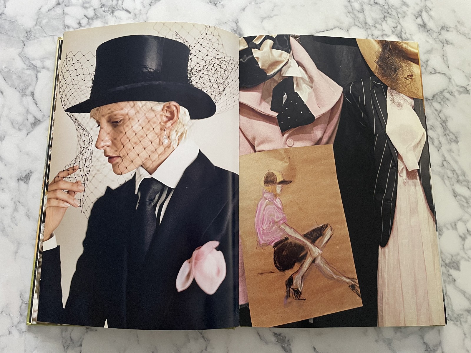 HUGE RARE 1st ED RALPH LAUREN 40TH ANNIV 88 PAGES FASHION DESIGN HARDCOVER BOOK
