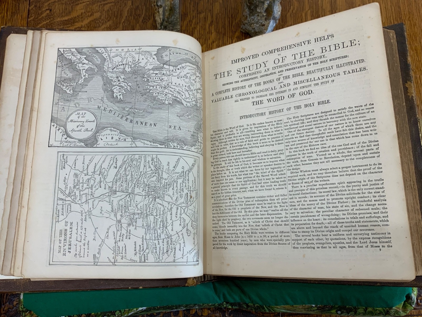 1874 Holy Bible Old & New Testament + Apocrypha Philadelphia Holman Imprint