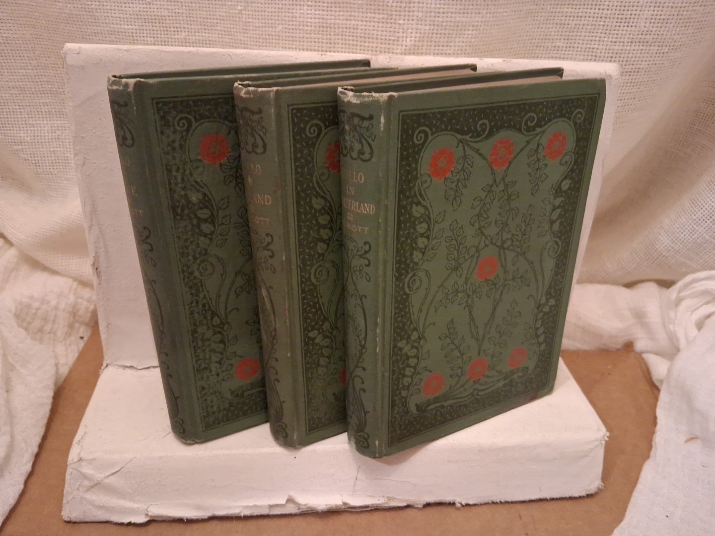 3 Rollos by Jacob Abbott, Holland, Rome, Switzerland – Siegel Cooper Co. 1887