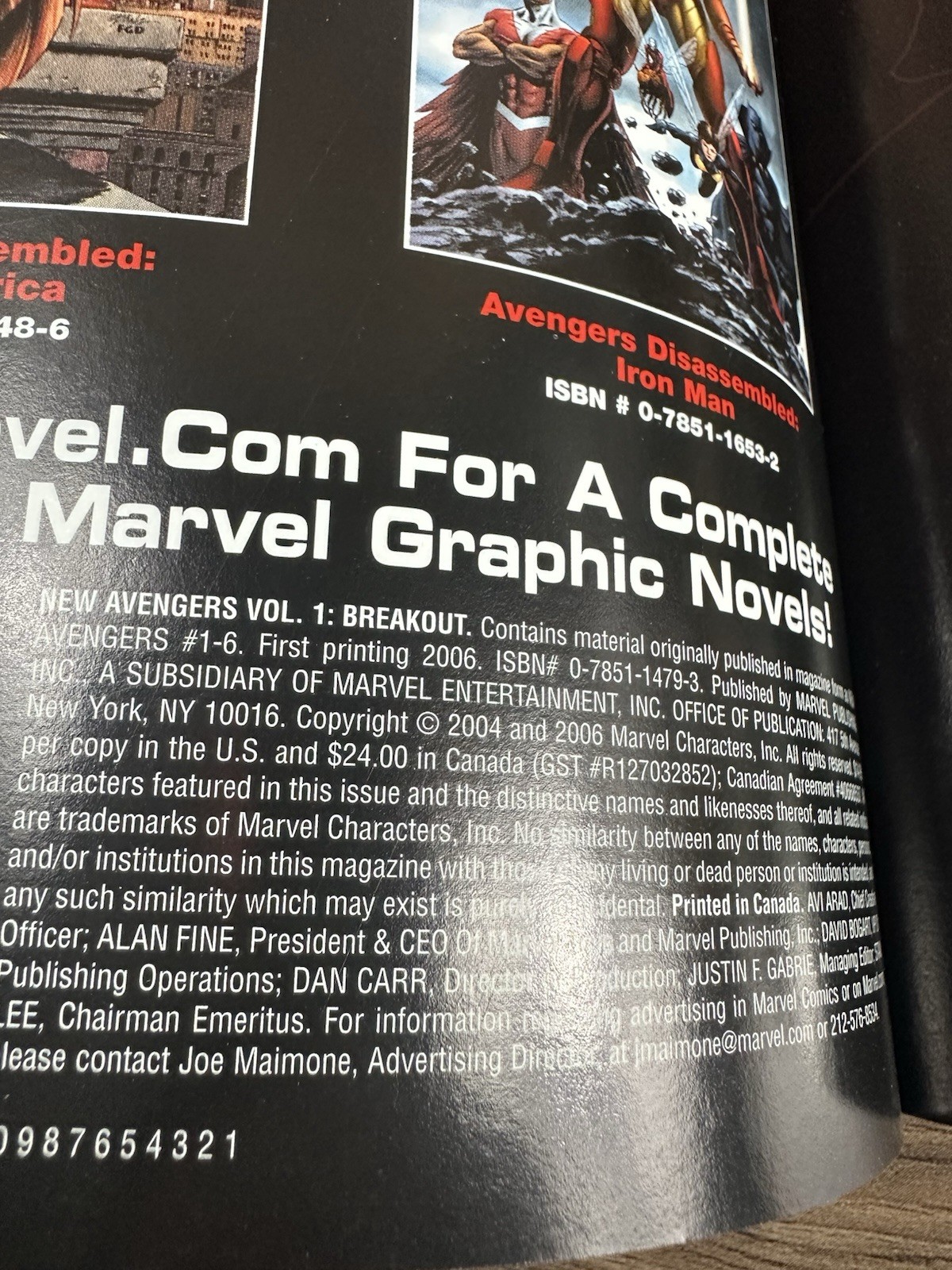 The New Avengers Volume 1 Breakout TPB Marvel Brian Michael Bendis