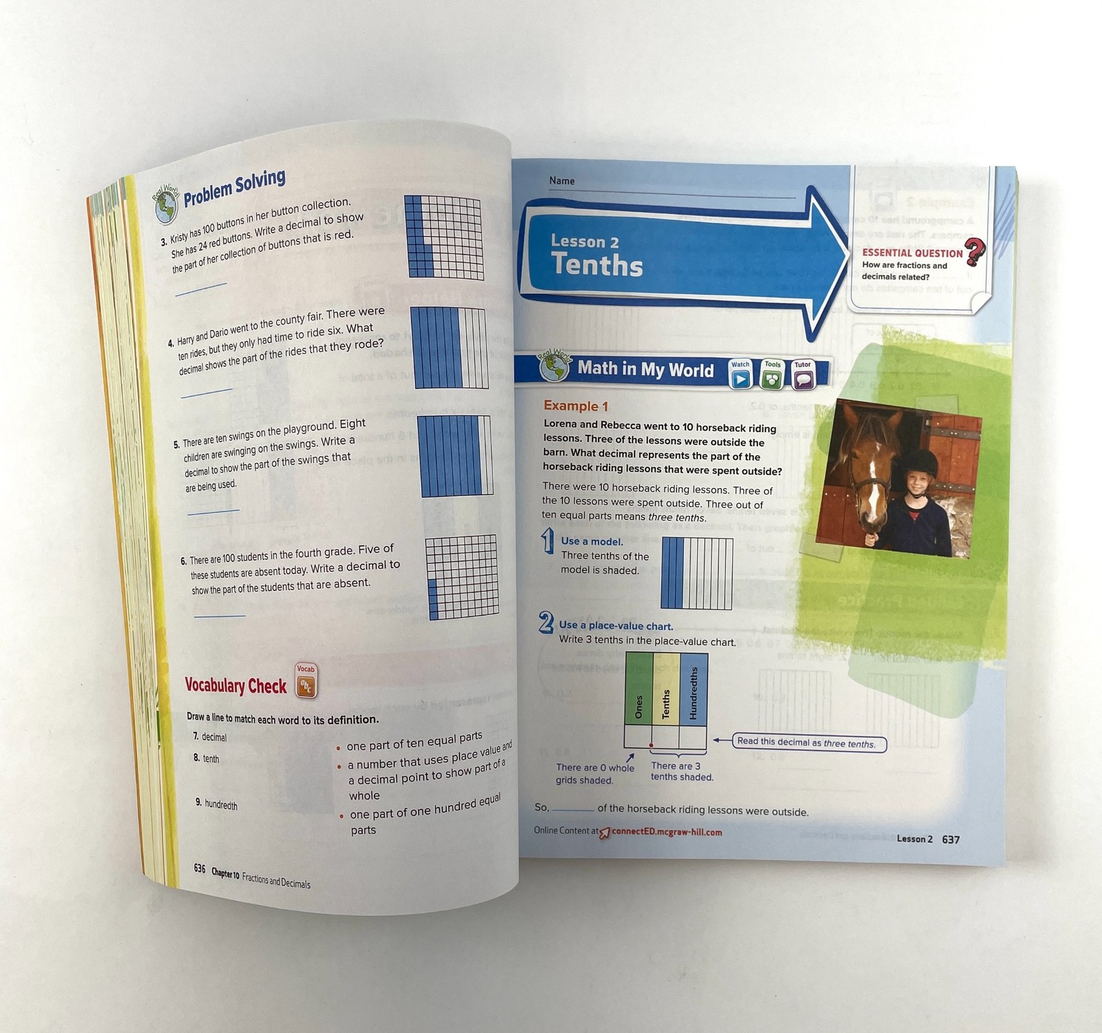 Mc Graw-Hill Grade 4 Volume 2 Student Edition My Math Book