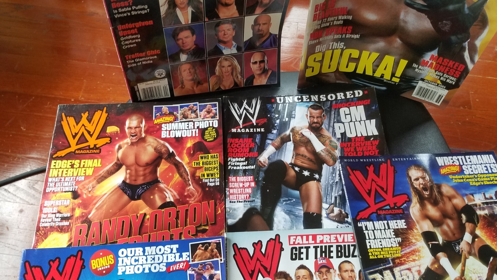 7 2010’s WWE Magazines Triple H Cena CM Punk More