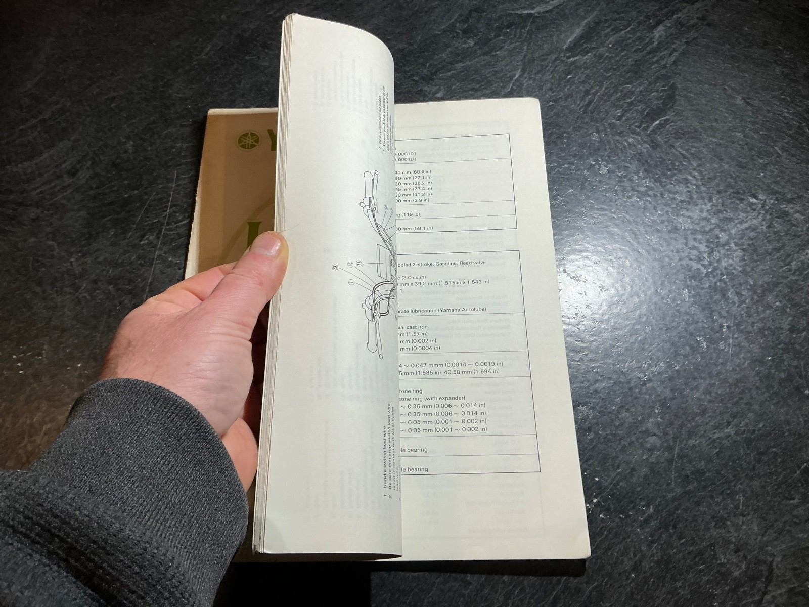 1980 Yamaha LC50G 49cc Champ Scooter Moped Service Manual Bop II Malic