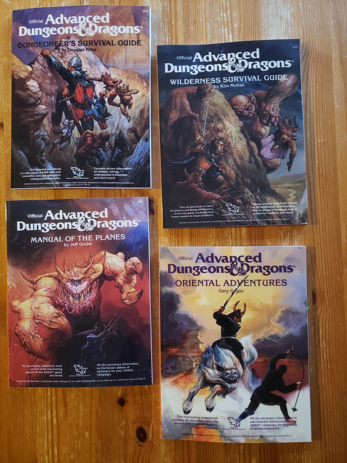 AD&D Wilderness Dungeoneer Survival Guide — Lot of 4 softcover D&D books NEW