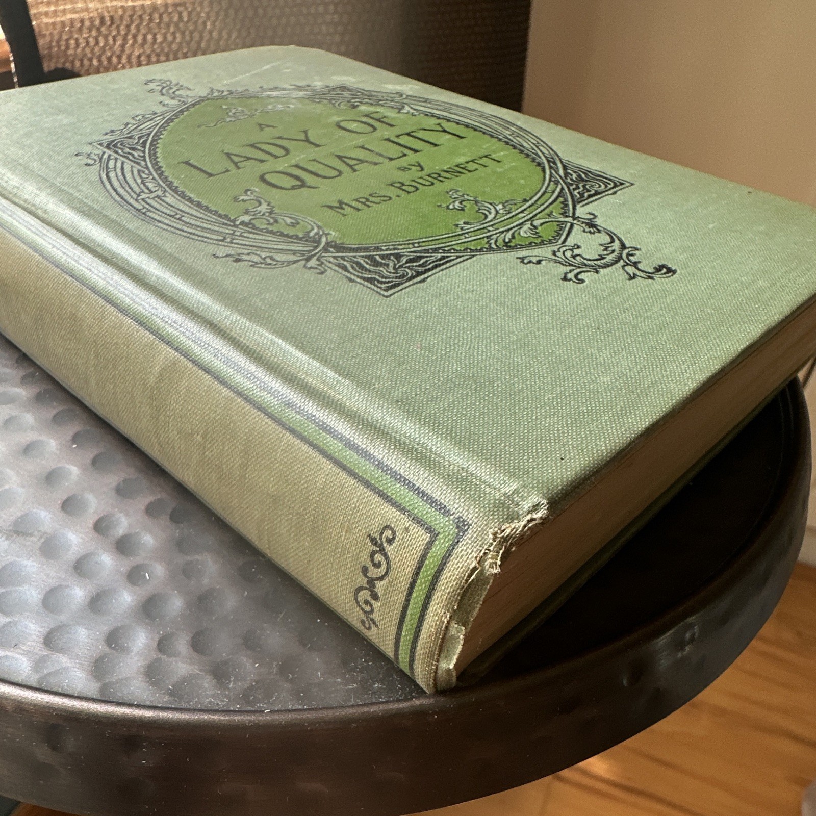 1899 A LADY OF QUALITY Frances Hodgson Burnett JULIA ARTHUR ED Antique Hardcover