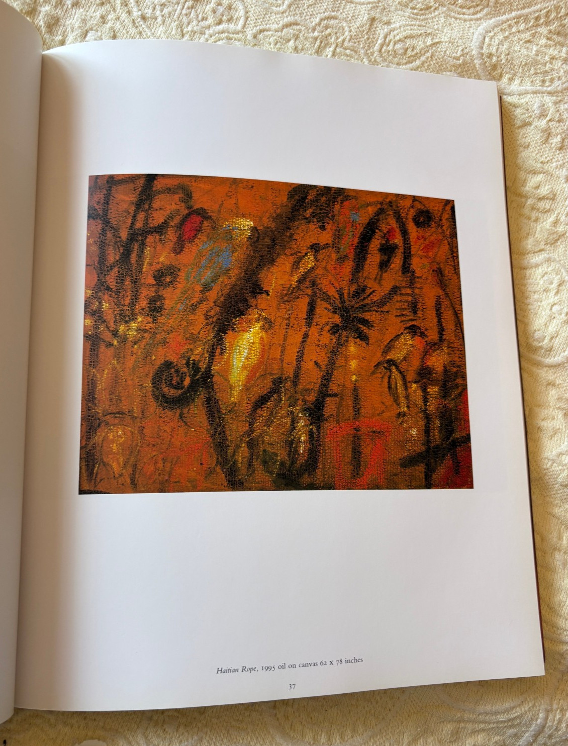Hunt Slonem INSCRIBED Exotica Art Exhibit Catalog 1997 Softcover 144 Pages