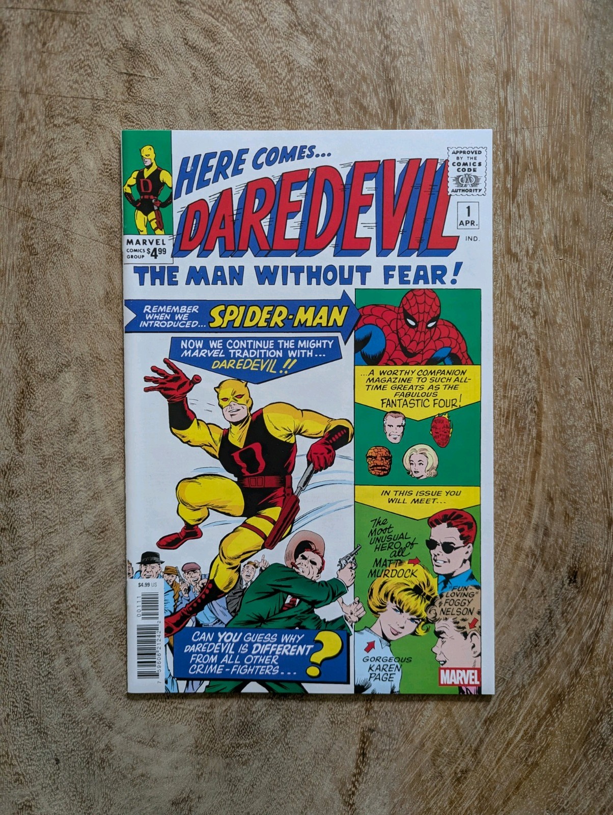 Daredevil #1 FACSIMILE EDITION Marvel Comics 2025 1964