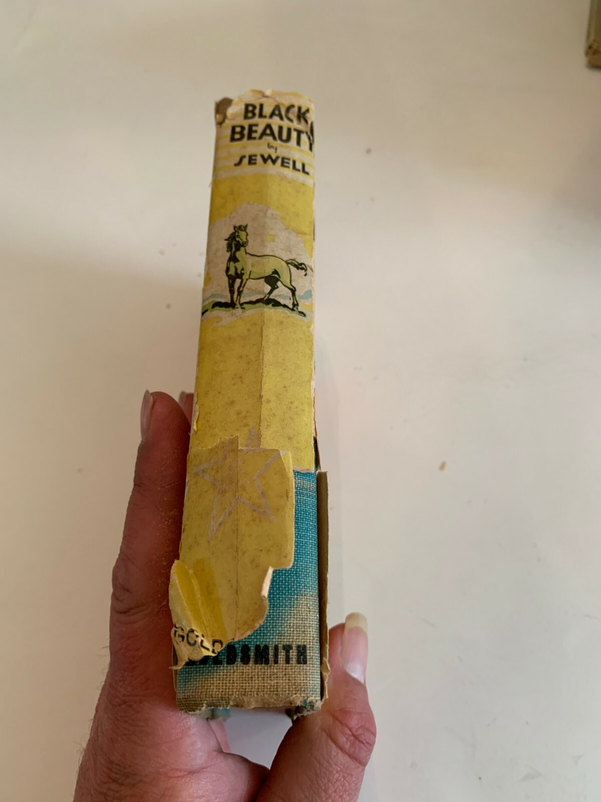 circa 1940’s Black Beauty by Anna Sewell Hardcover With Dust Jacket