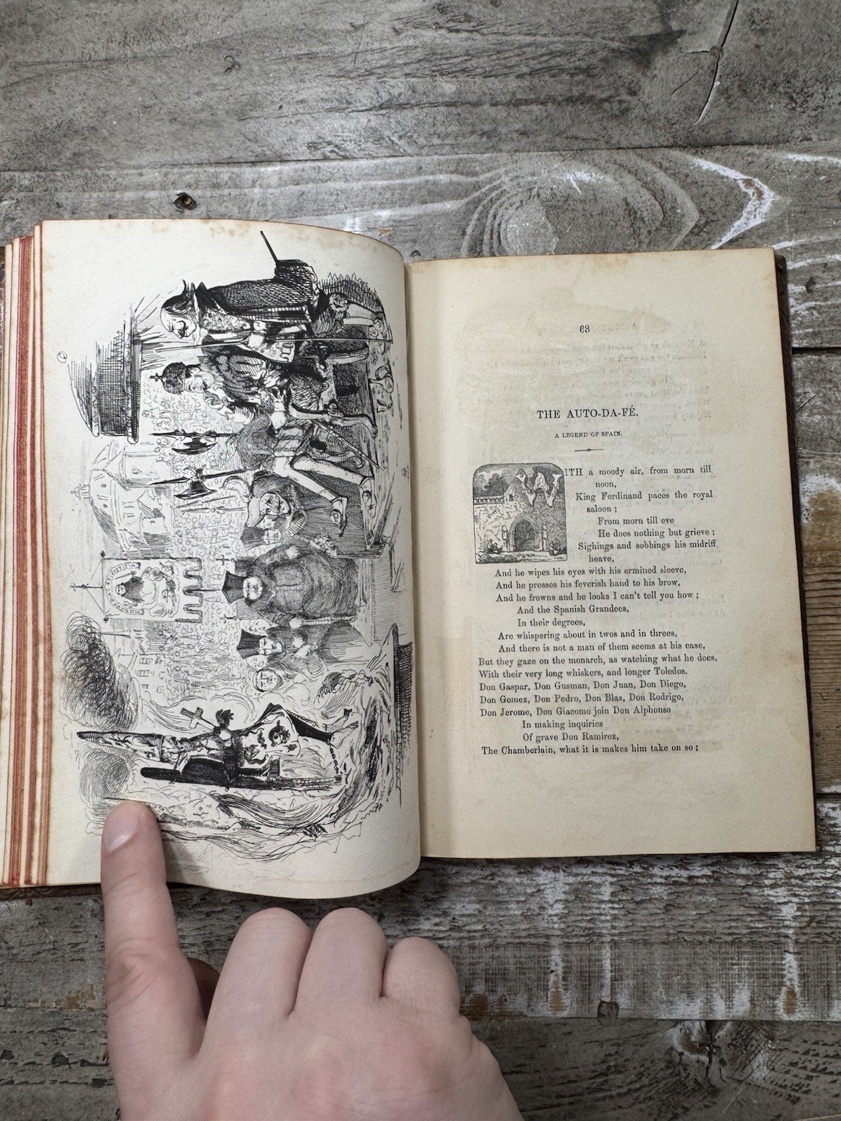 1855 Antique Folklore, Short Stories “The Ingoldsby Legends” Fine Binding