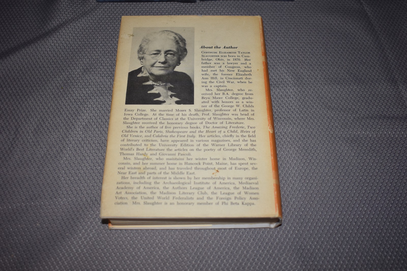 Saladin (1138-1193) by Gertrude Slaughter (1st Edition/First Printing,hardcover)
