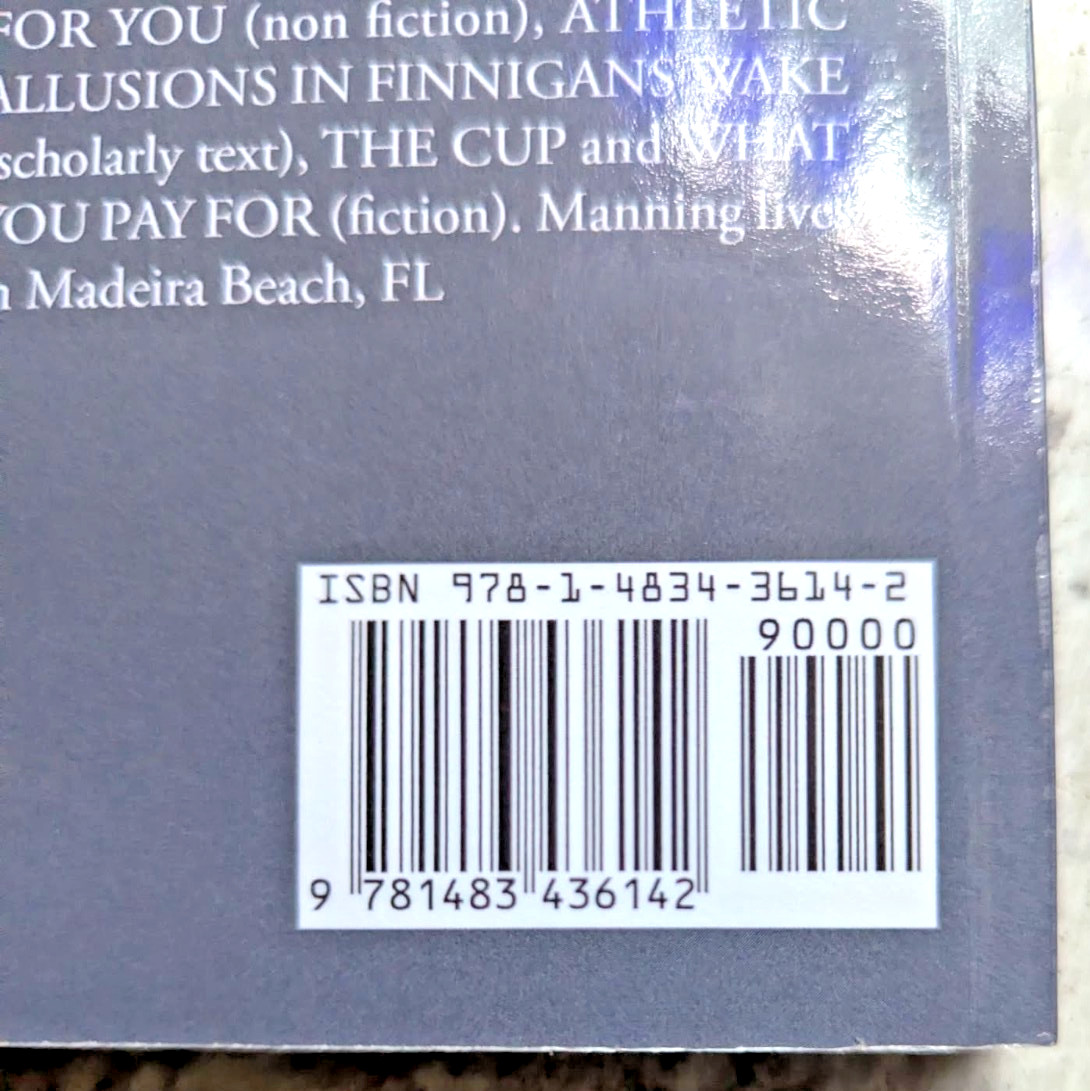 WHAT YOU PAY FOR Walt Manning Paperback Lulu Press 2015 Trade Paperback SIGNED