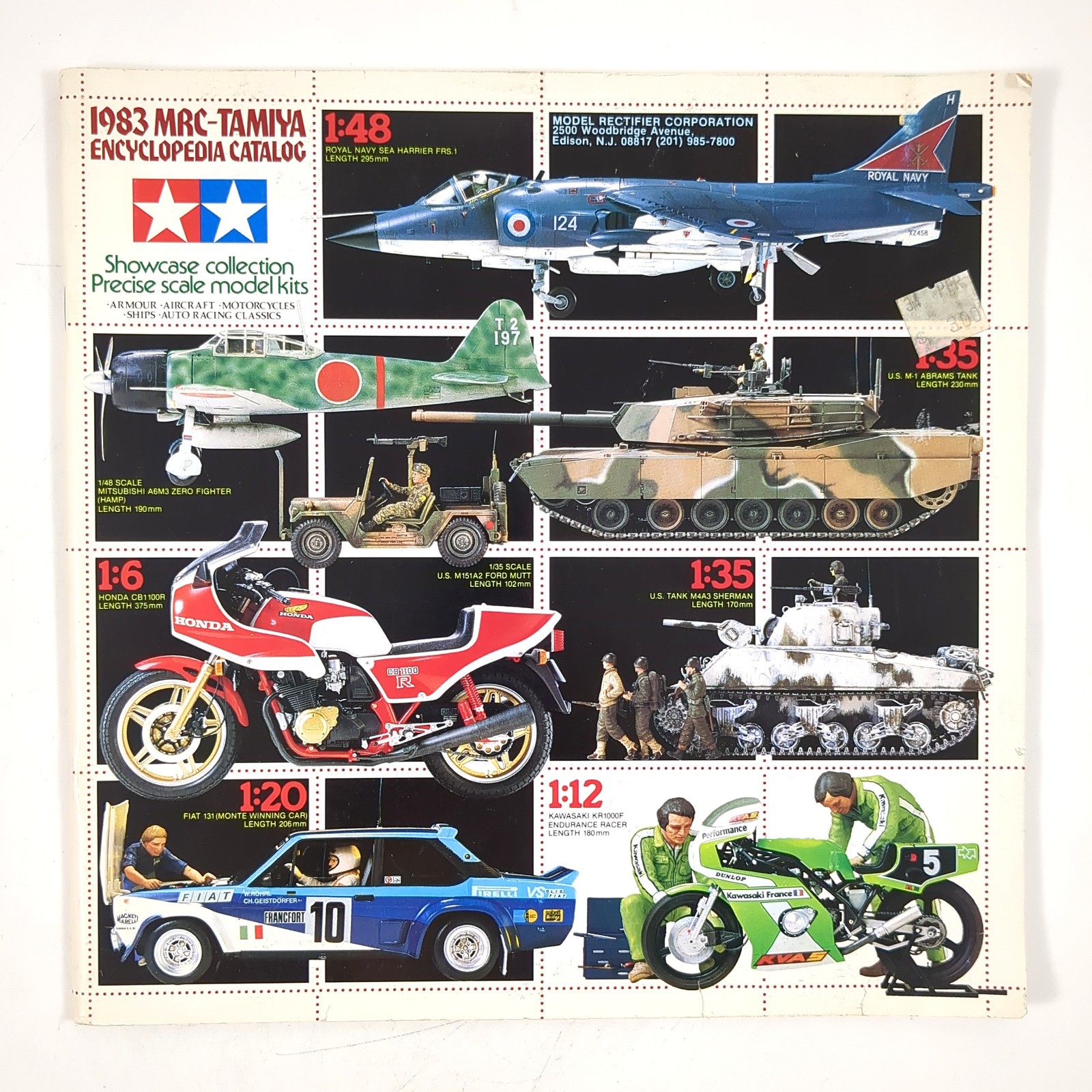 1983 MRC Tamiya Encyclopedia Catalog Model Kits Paperback Book