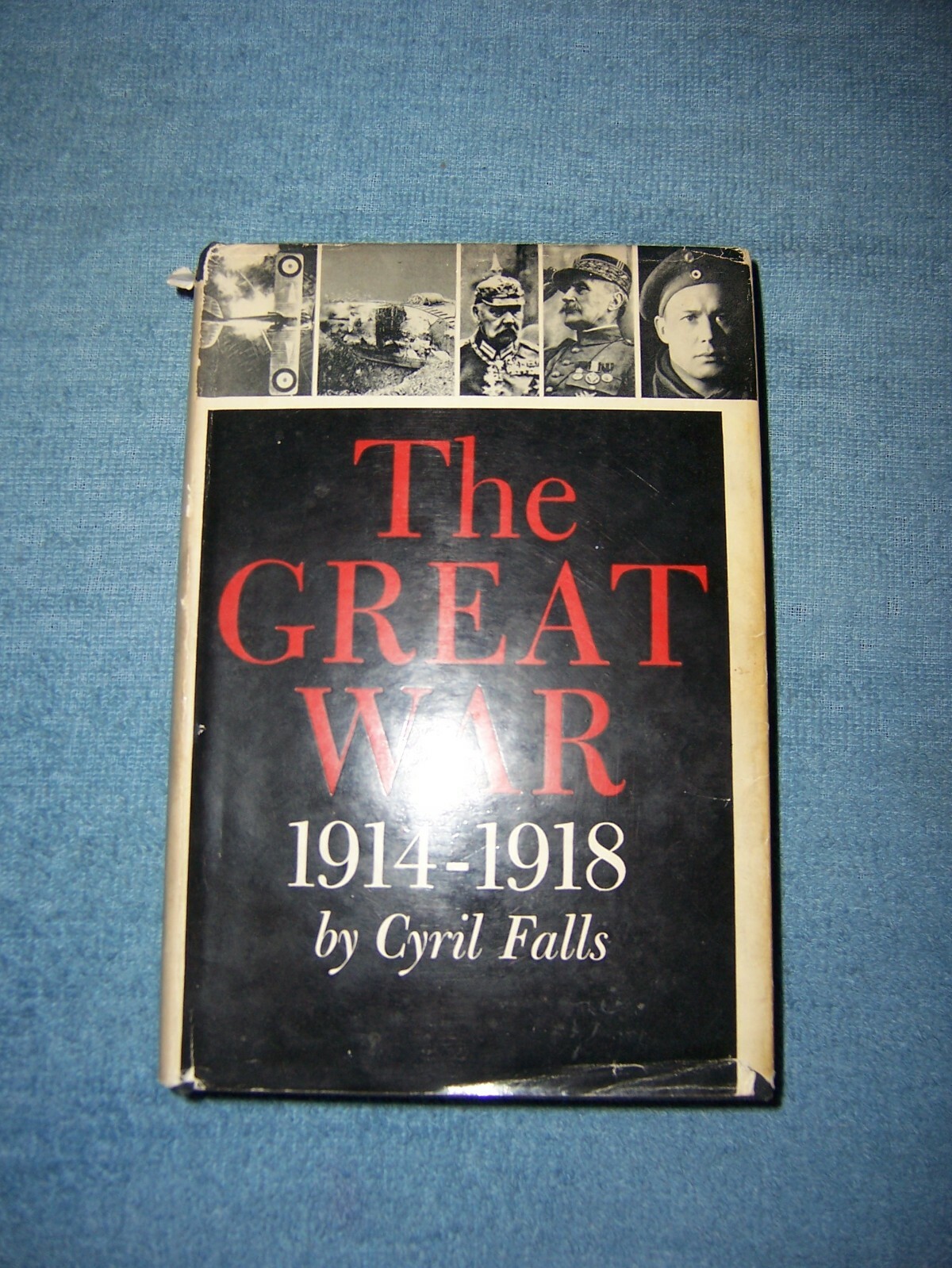 THE GREAT WAR 1914-1918 by Cyril Falls/1st Ed/HCDJ/Military/WWI 1914-18