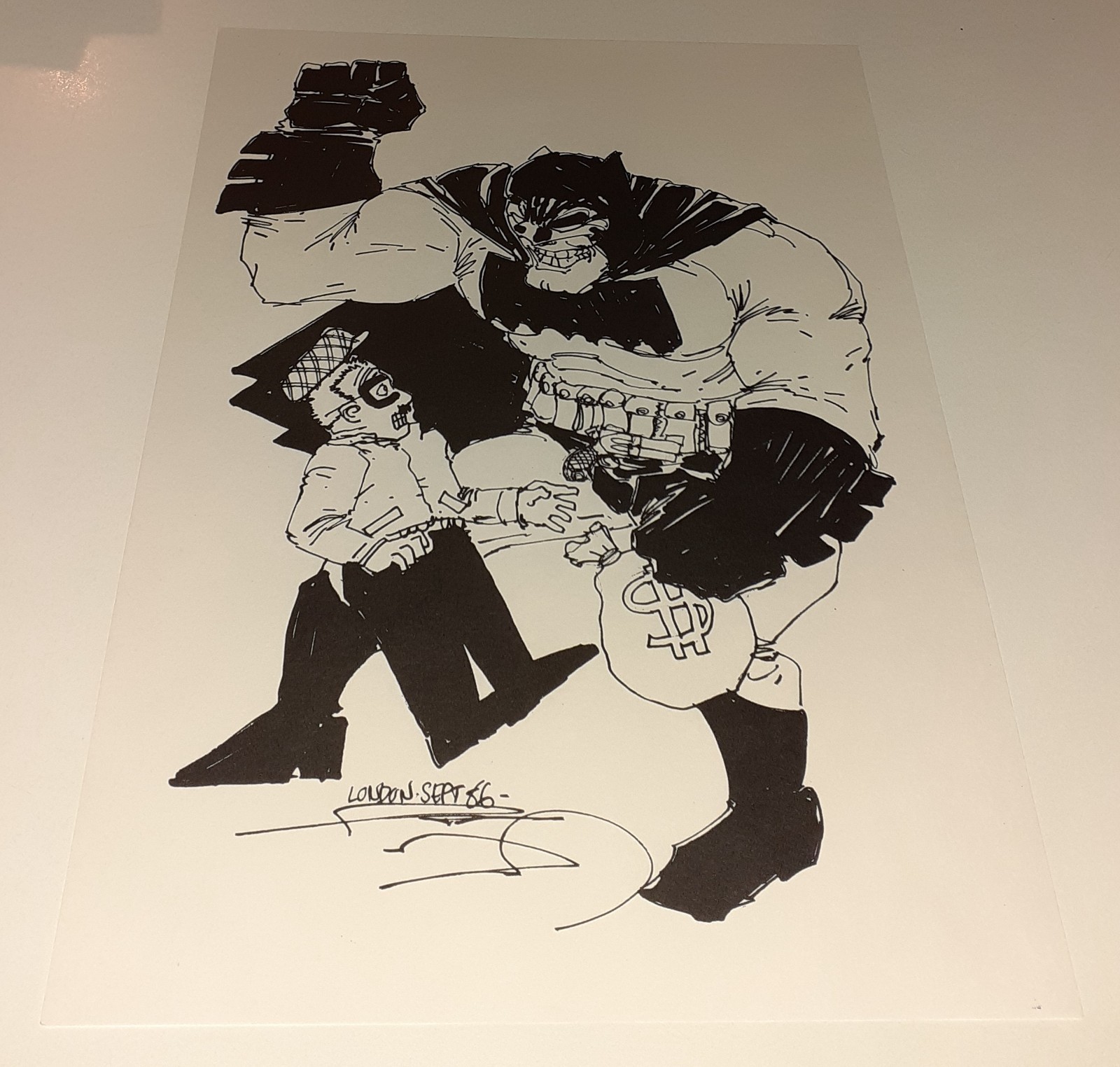 UKCAC 1986 PORTFOLIO Alan Moore Frank Miller Brian Bolland Batman Joker Watchmen