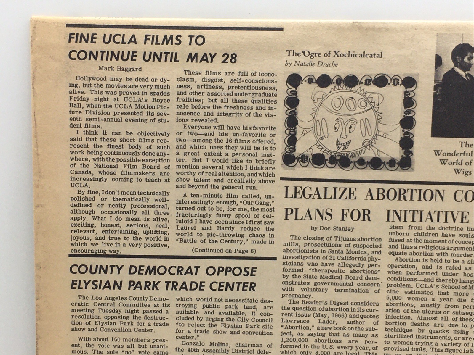 May 20, 1966 Los Angeles Free Press The Case For Legalizing Abortions, LSD