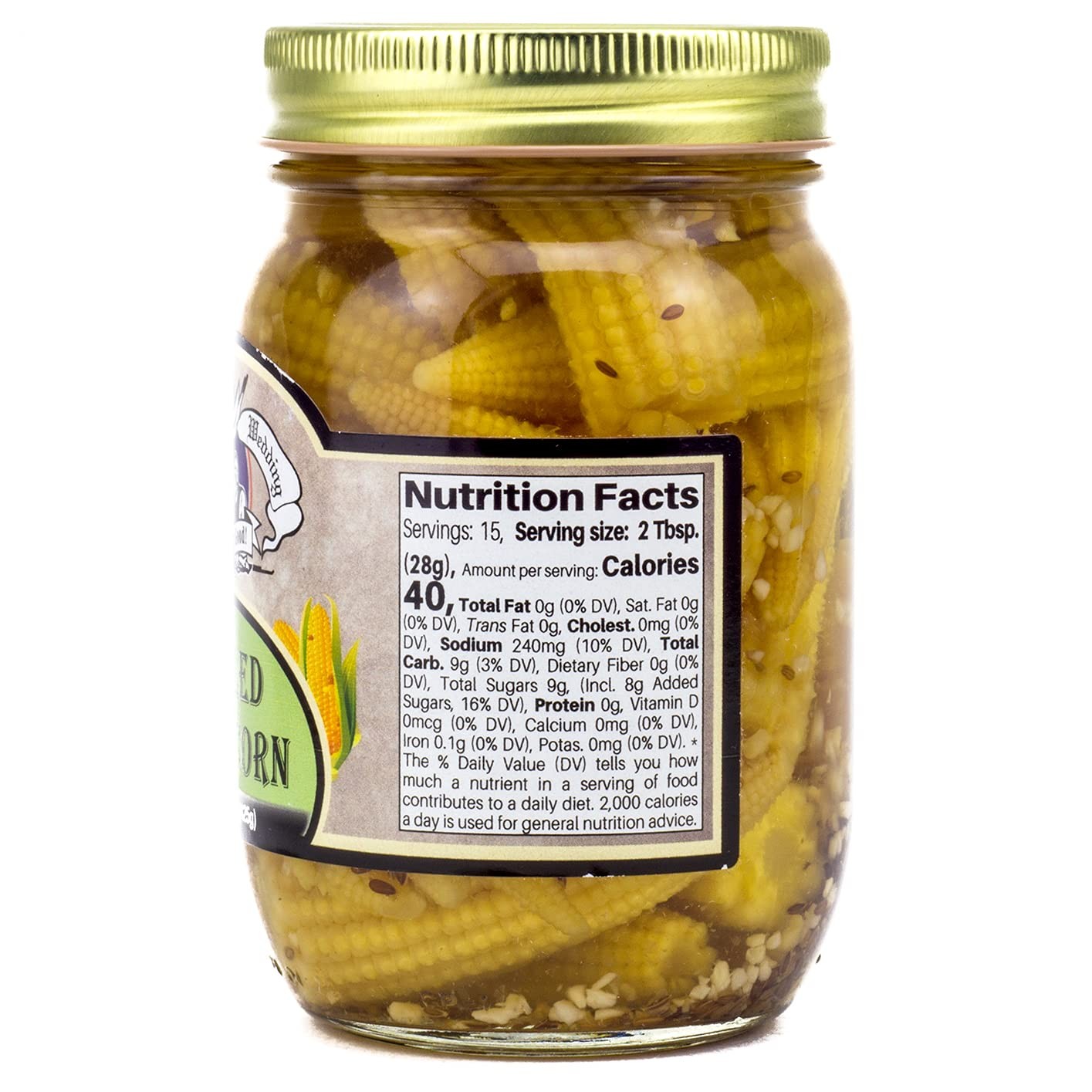 Amish Wedding Pickled Dilly Corn 15oz