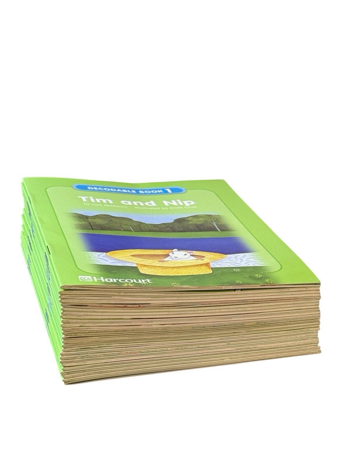Decodable Books Lot of 25 Harcourt School Publishers Staff Phonics Readers