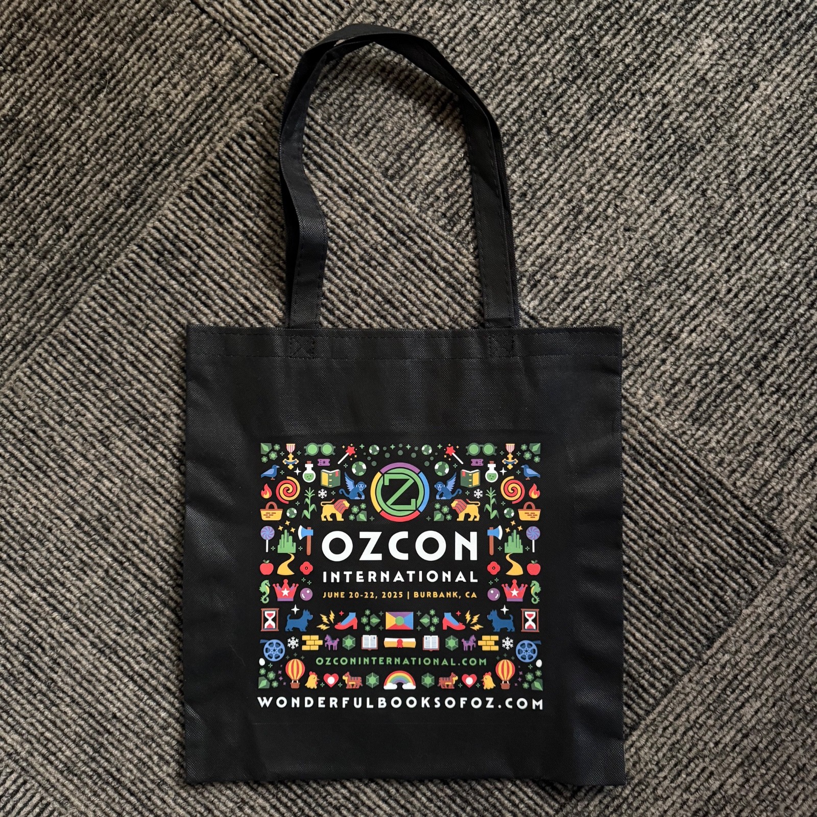 2025 OzCon International Program Book Tote Bag LOT The Wizard of Oz Return to