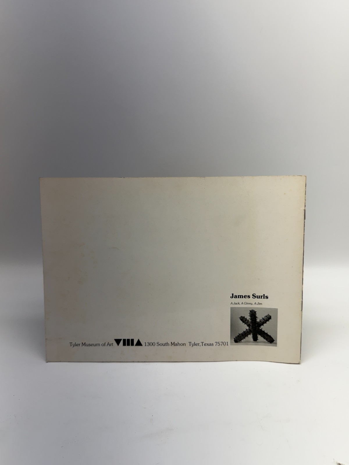 James Surls Wood Sculpture Drawings 1974 Exhibition Catalog Tyler Museum of Art