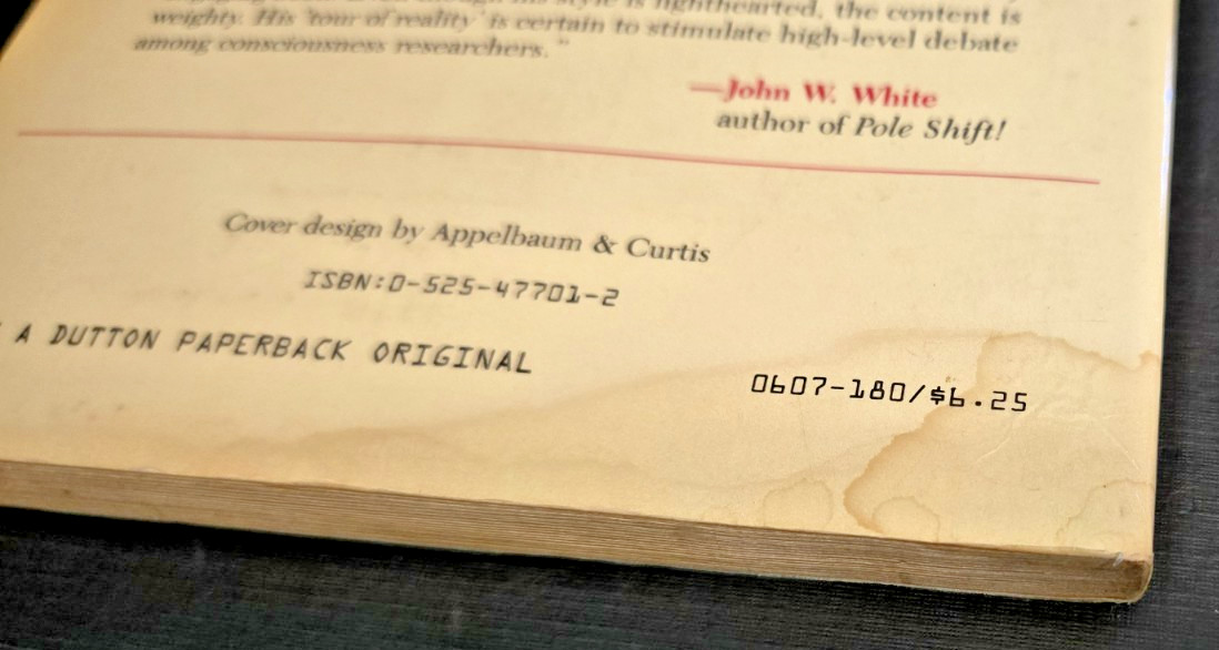 Cosmic Book – Paperback, by Itzhak Bentov – Acceptable – Rare PB 1982
