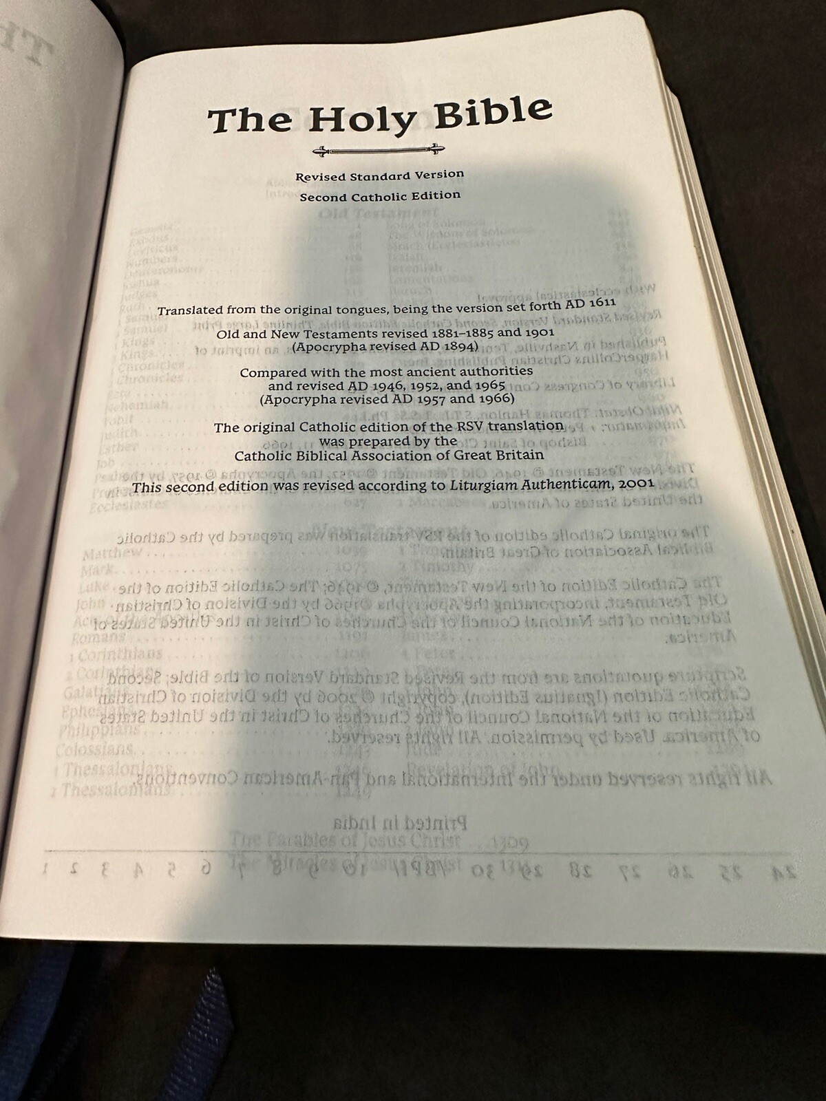 rsv catholic rsv large print thinline bible Revised Standard Version