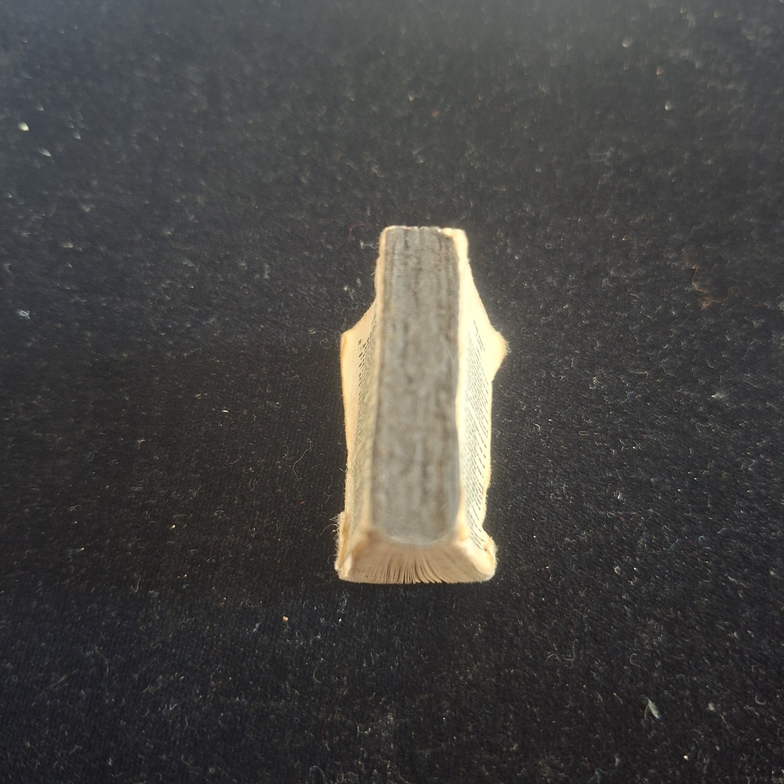 Miniature Bible – Missing Cover – 3.5cm x 2.5cm