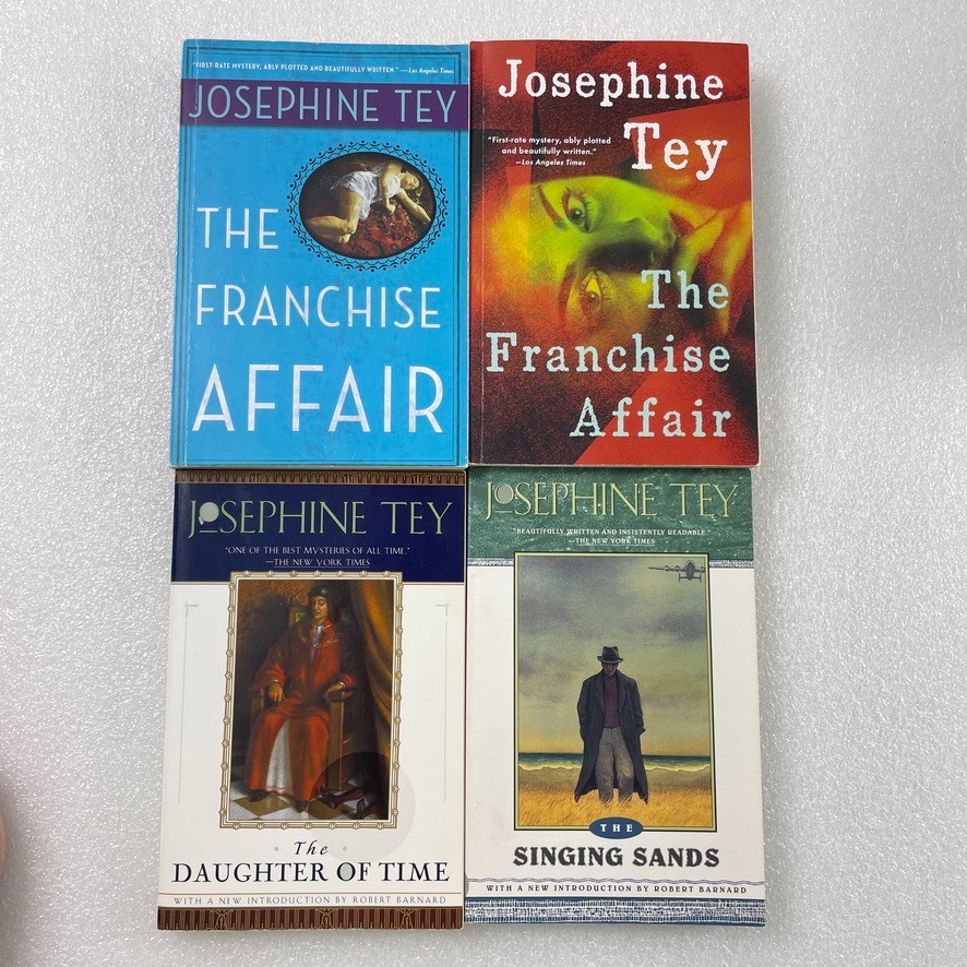 Josephine Tey Mystery Book Lot 4 TPB Franchise Affair Daughter of Time Sands