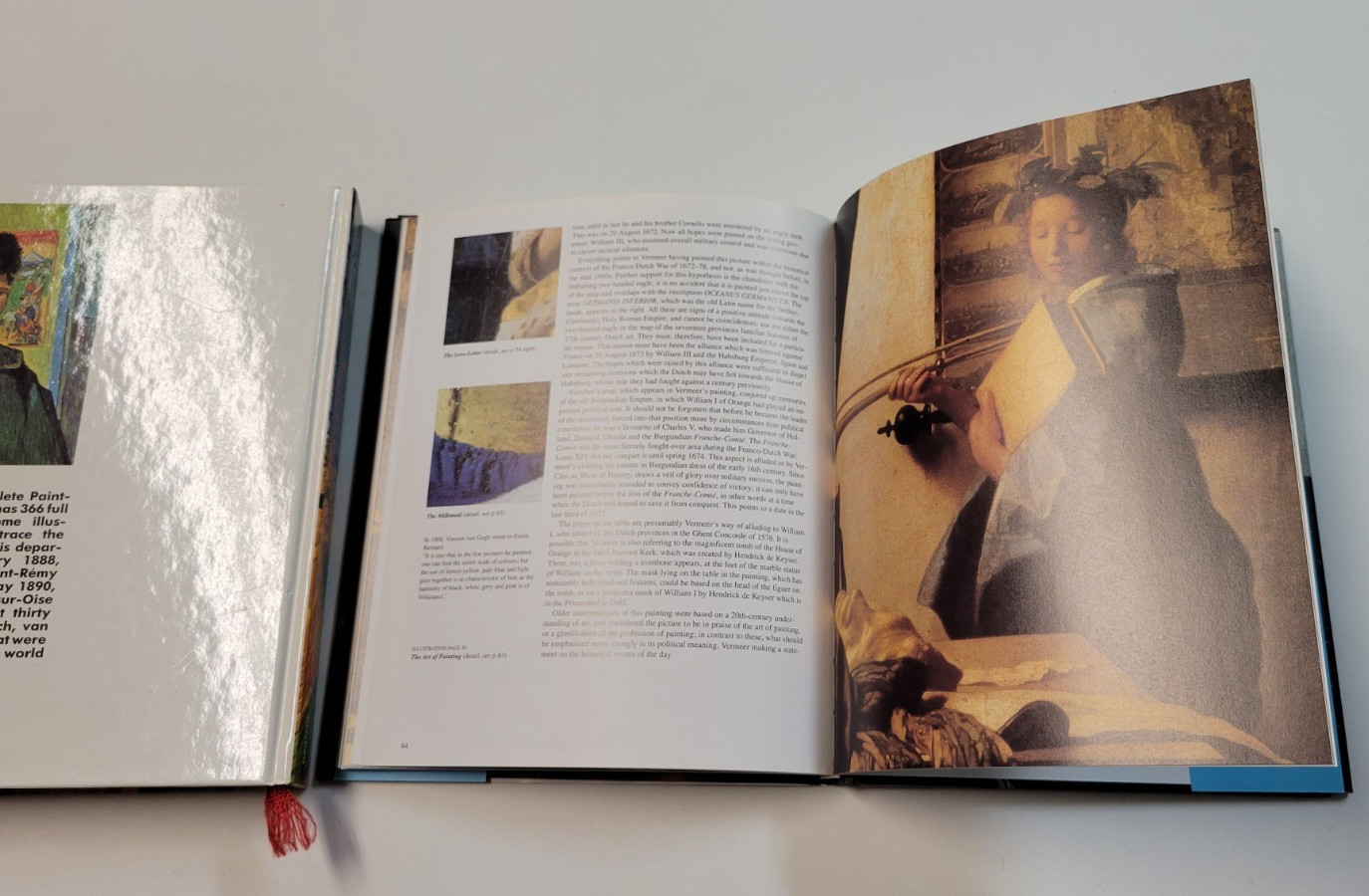 Vincent Van Gogh: The Complete Paintings (2 Volume Set) Hardcover & Vermeer Book