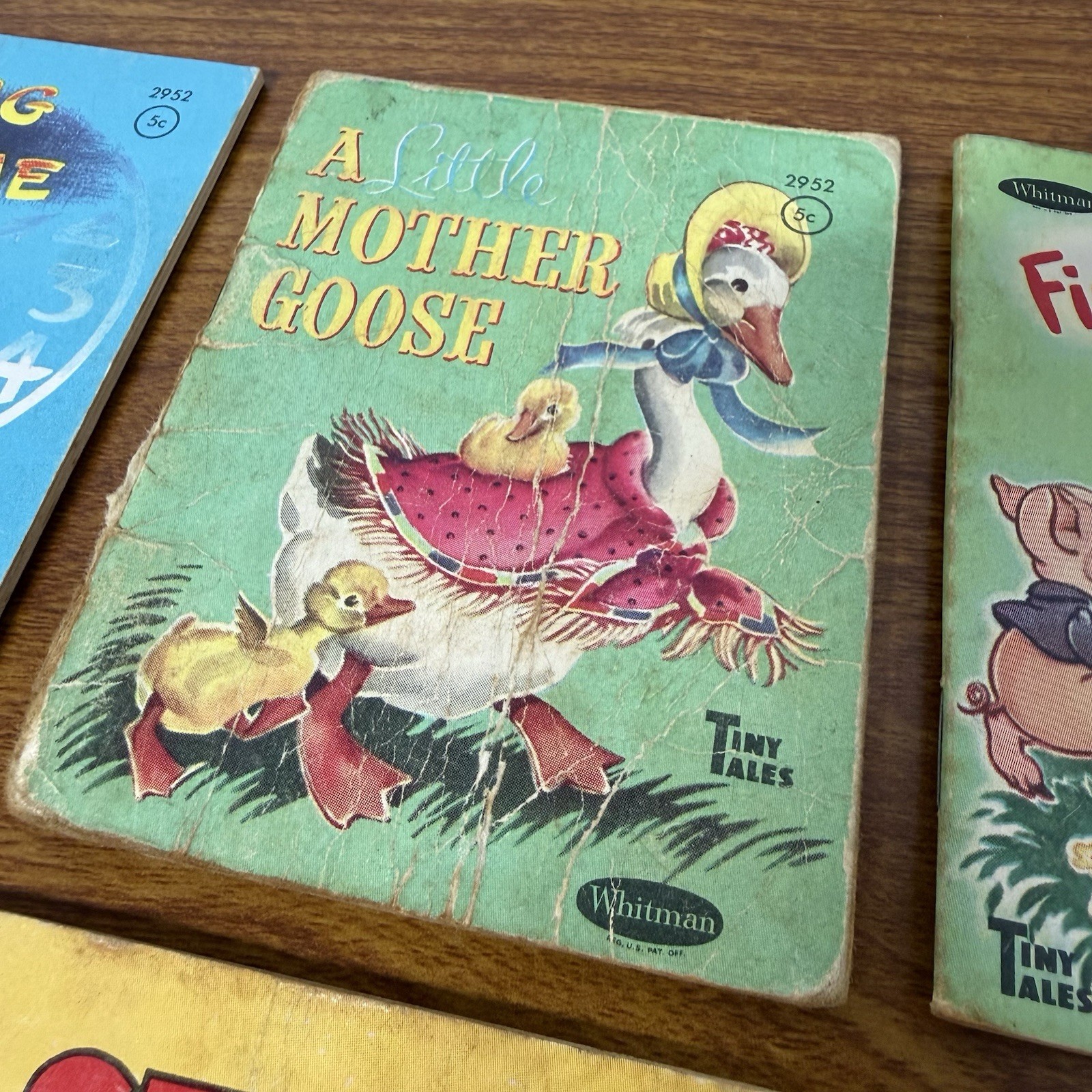 Vtg 1949-50 Mini Books Tiny Tales Whitman USA Printed Set Of 11