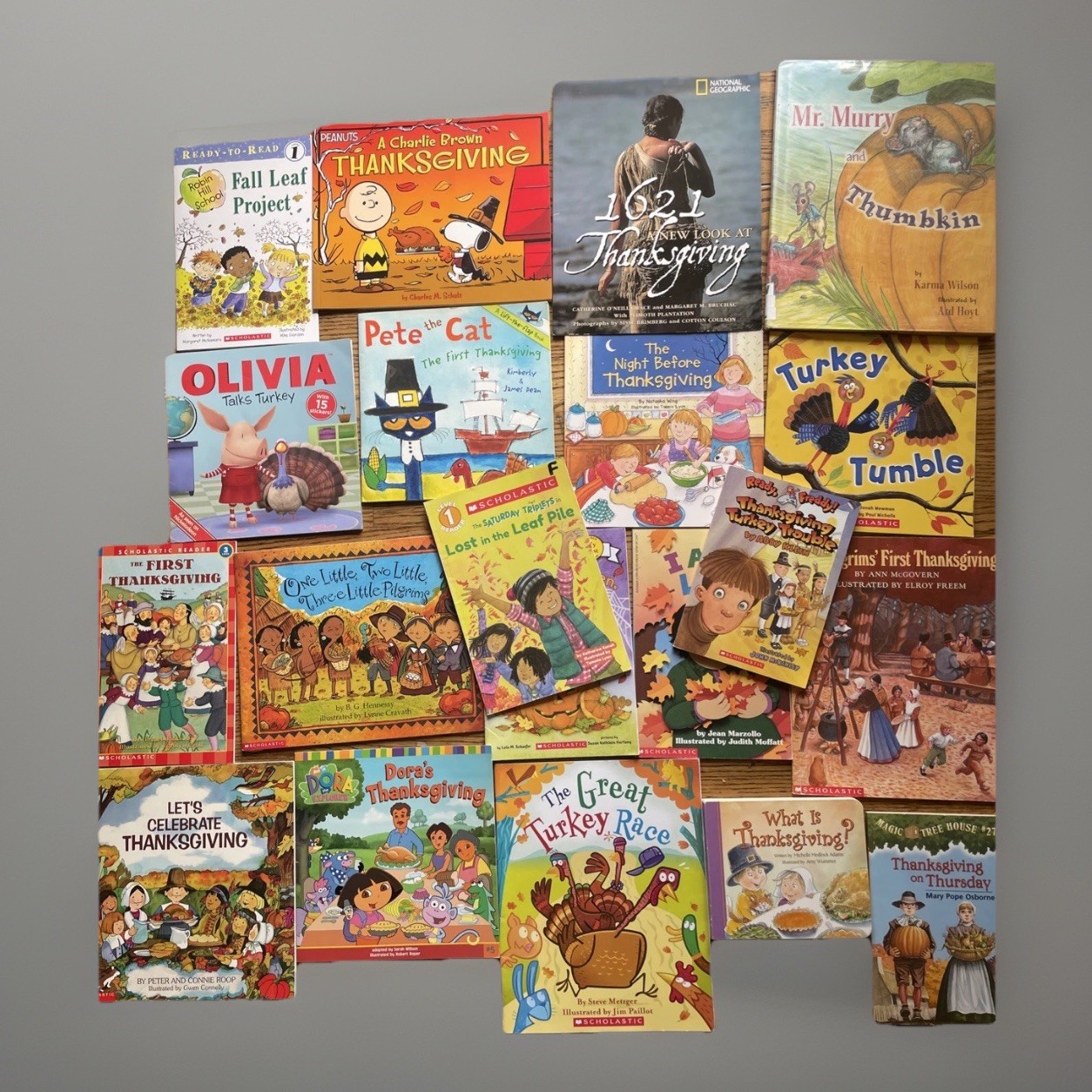 Lot of 20 Thanksgiving Fall Autumn Childrens Kids Books Turkey Holiday Classroom