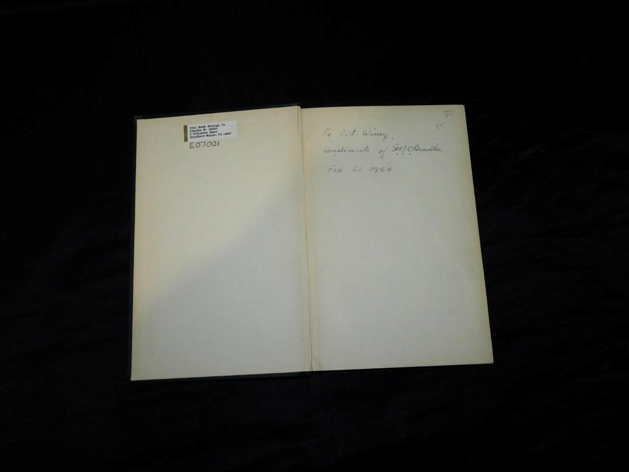 1917 Eastern Railroad History New England Francis Bradlee Boston Salem MA SIGNED