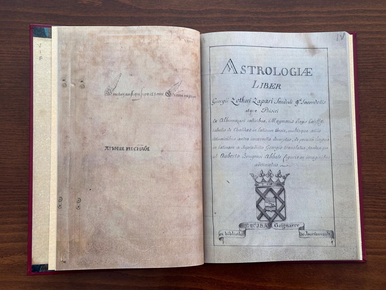 Treatise on Astrology by Albumazar – Liber Astrologiae Leatherbound Facsimile
