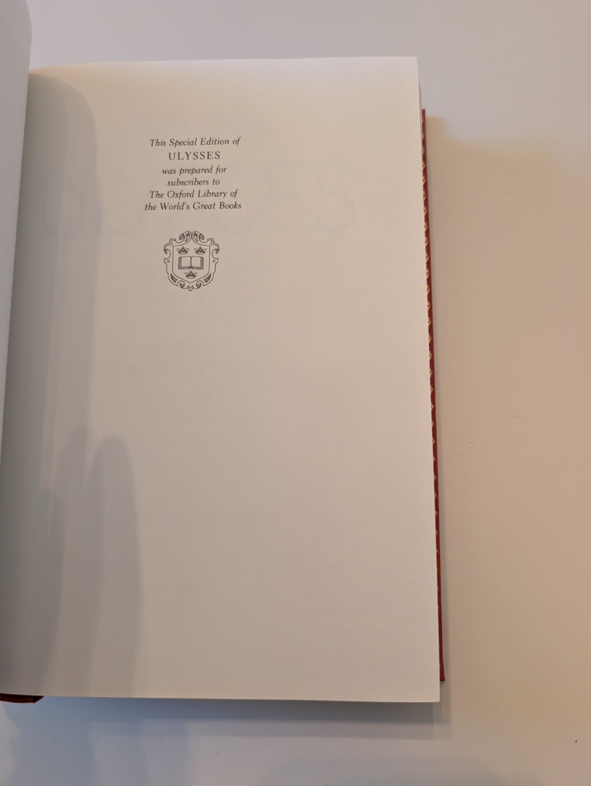 Ulysses by James Joyce Franklin Library Oxford University Press Leather Deluxe