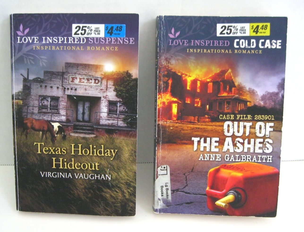 8 Love Inspired Suspense & Love Inspired Cold Case Book Lot – Free Ship
