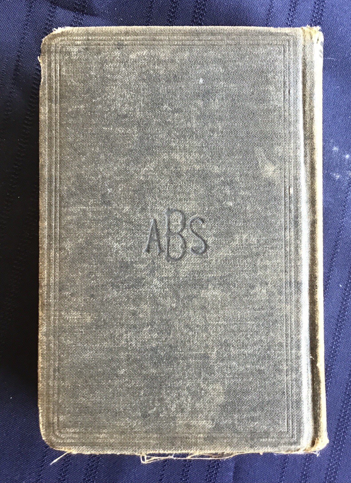 1920 ed. HOLY BIBLE, American Bible Society, small size, 4-1/8” x 6-1/8”