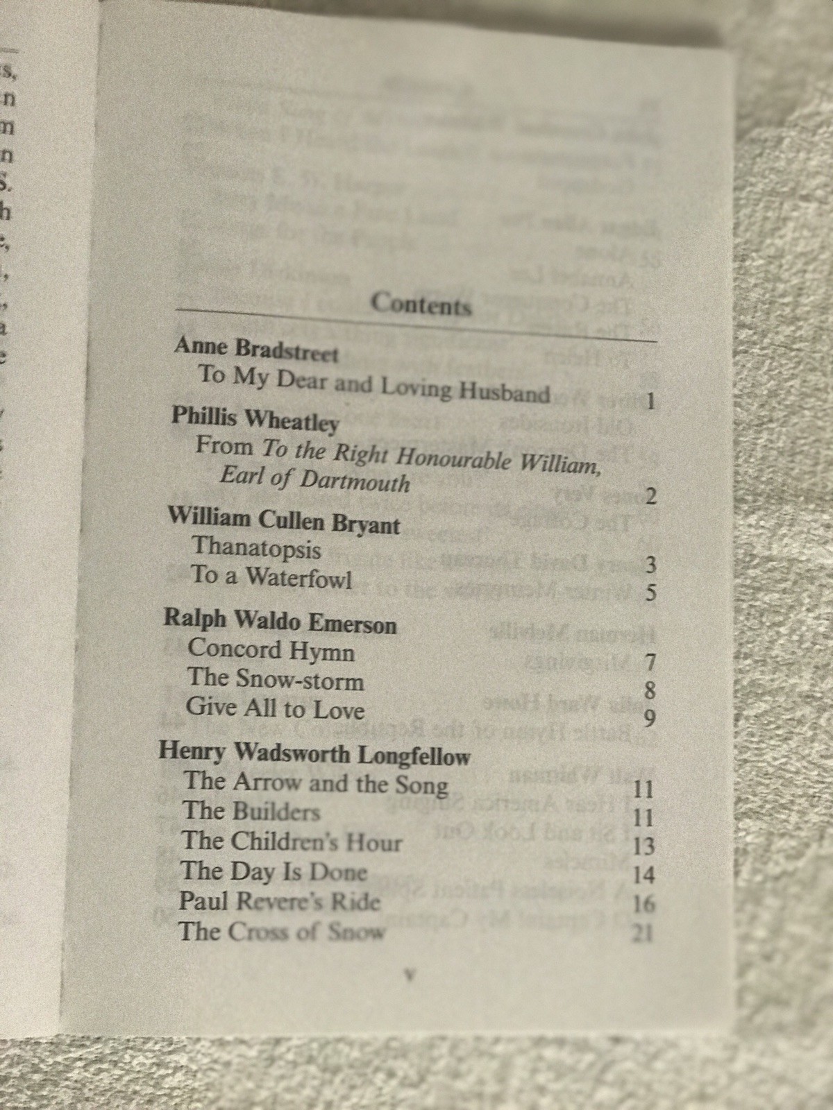 Favorite American Poems By Paul Negri