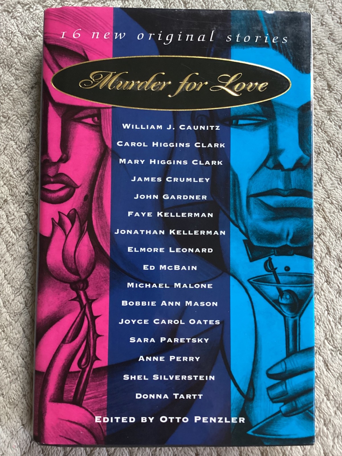 *Signed* Murder for Love Edited by Otto Penzler (1996, First Edition Hardcover)